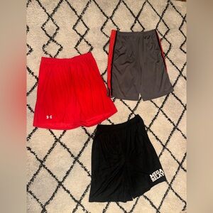 Men’s athletic shorts bundle of 3